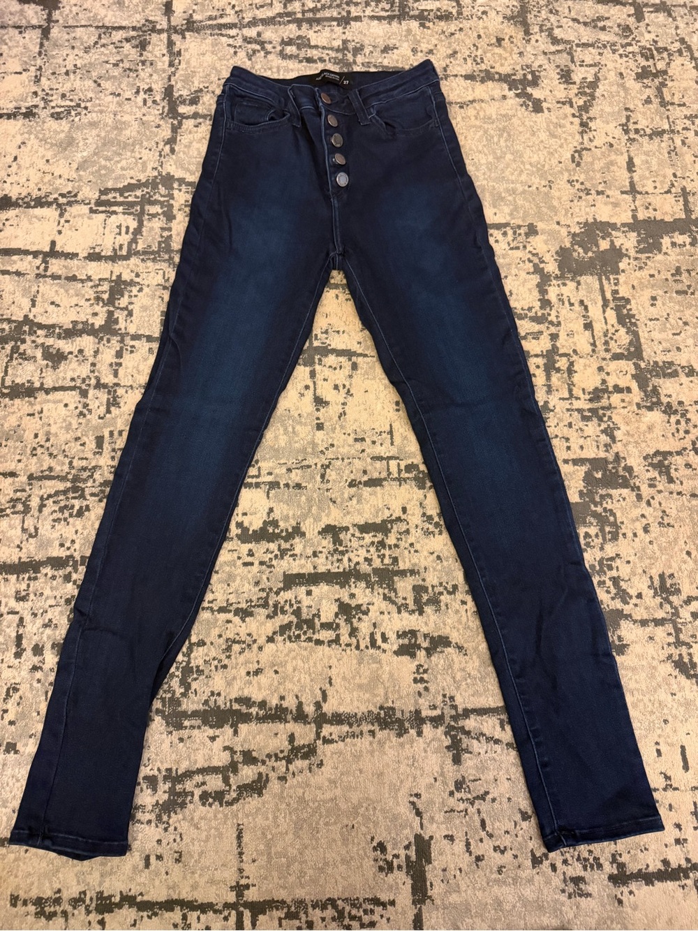 Just Black High-Waist Dark Blue Women’s Skinny Jeans